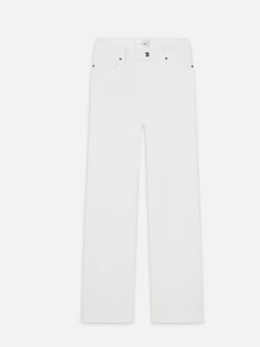 🇨🇦 Frame Denim White Straight Jeans — Women's Classic Straight Fit